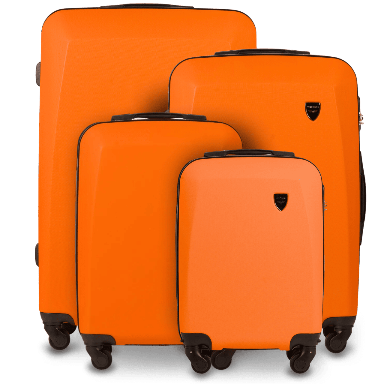 SET 4 KOFFERN WINGS PLOVER ORANGE