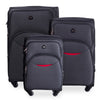 Sæt med 3 kufferter Wings EAGLE 1708 DARK GREY