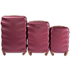 Wings Albatross WINE RED 3-tk kohvrite komplekt