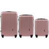 SET 3 TROLERE WINGS FLAMINGO CU EXTENSIE ROZ AURIU