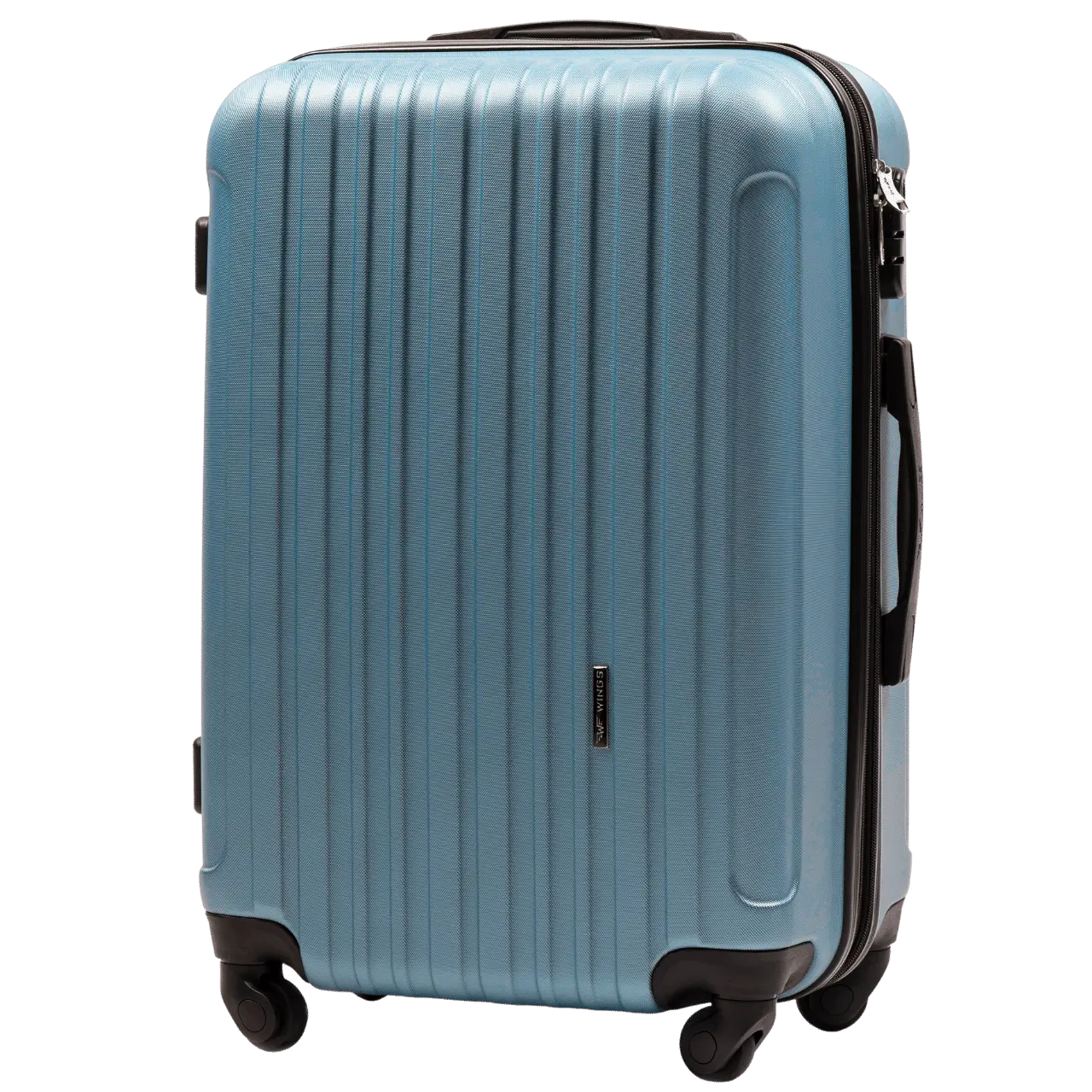ZESTAW 3 WALIZEK WINGS FLAMINGO SILVER BLUE FLAMINGO COLLECTION