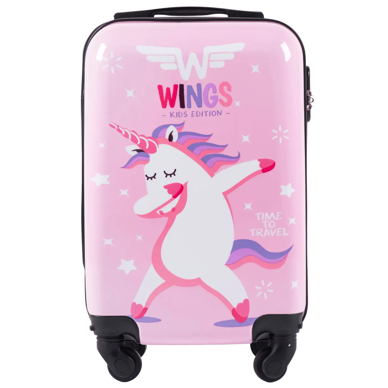 Walizka KIDS kabinowa twarda Wings Jay Unicorn 18" KIDS COLLECTION