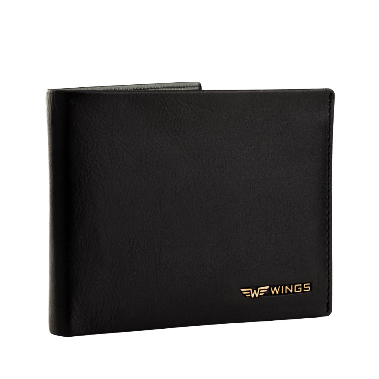 Pánská peněženka WINGS z přírodní hovězí kůže Black