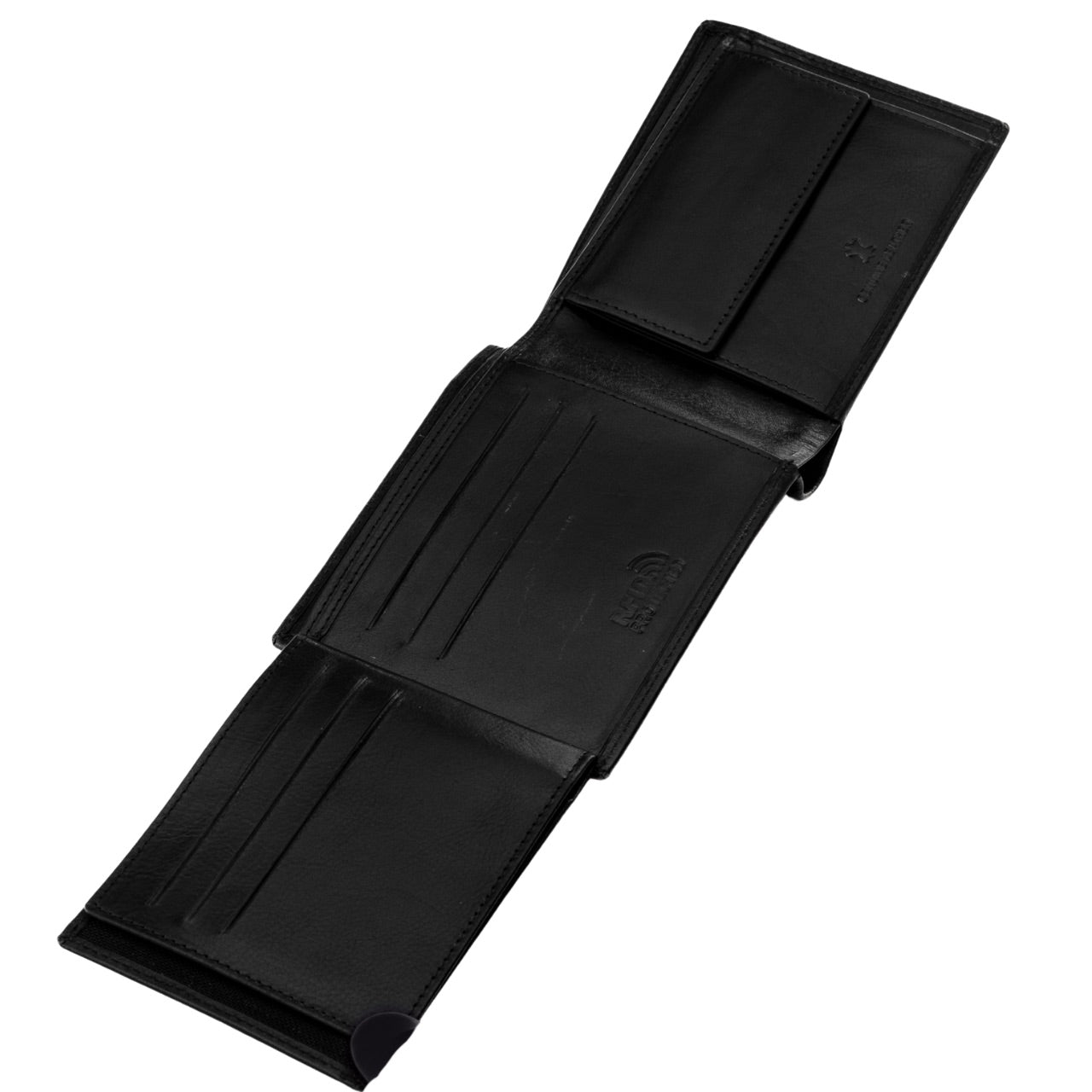 Pánská peněženka WINGS z přírodní hovězí kůže Black