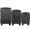 Set de 3 trolere WINGS EGRET GRIS ÎNCHIS