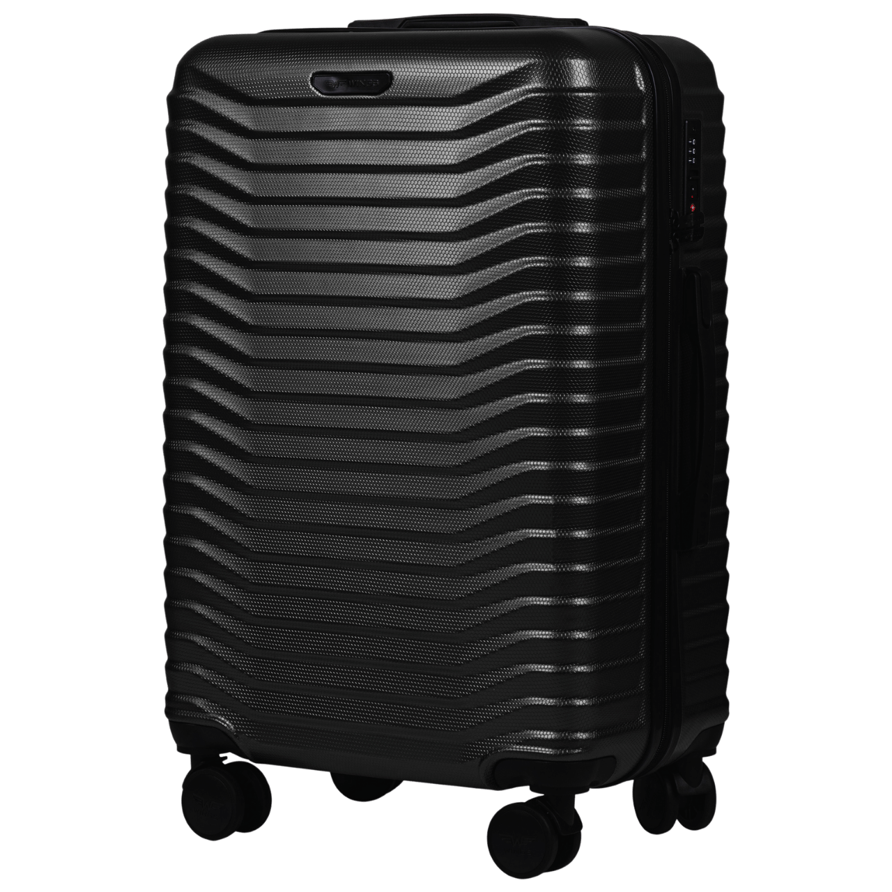 Vidēja izmēra koferis WINGS PC SEA EAGLE 24" MELNS