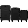 Set od 3 kofera Wings PC Sea Eagle CRNI