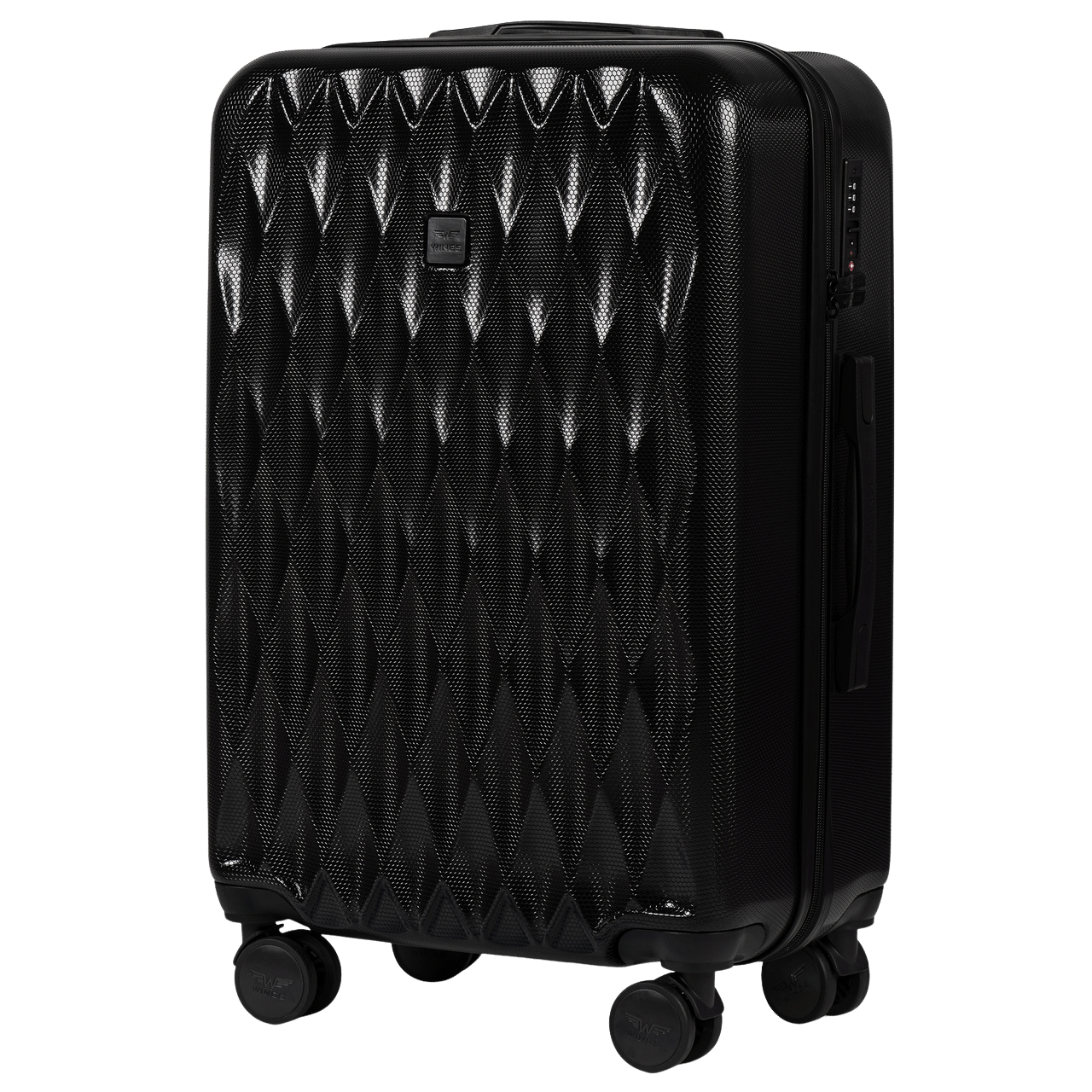 Walizka średnia Wings PC Golden Eagle 24" BLACK GOLDEN EAGLE COLLECTION