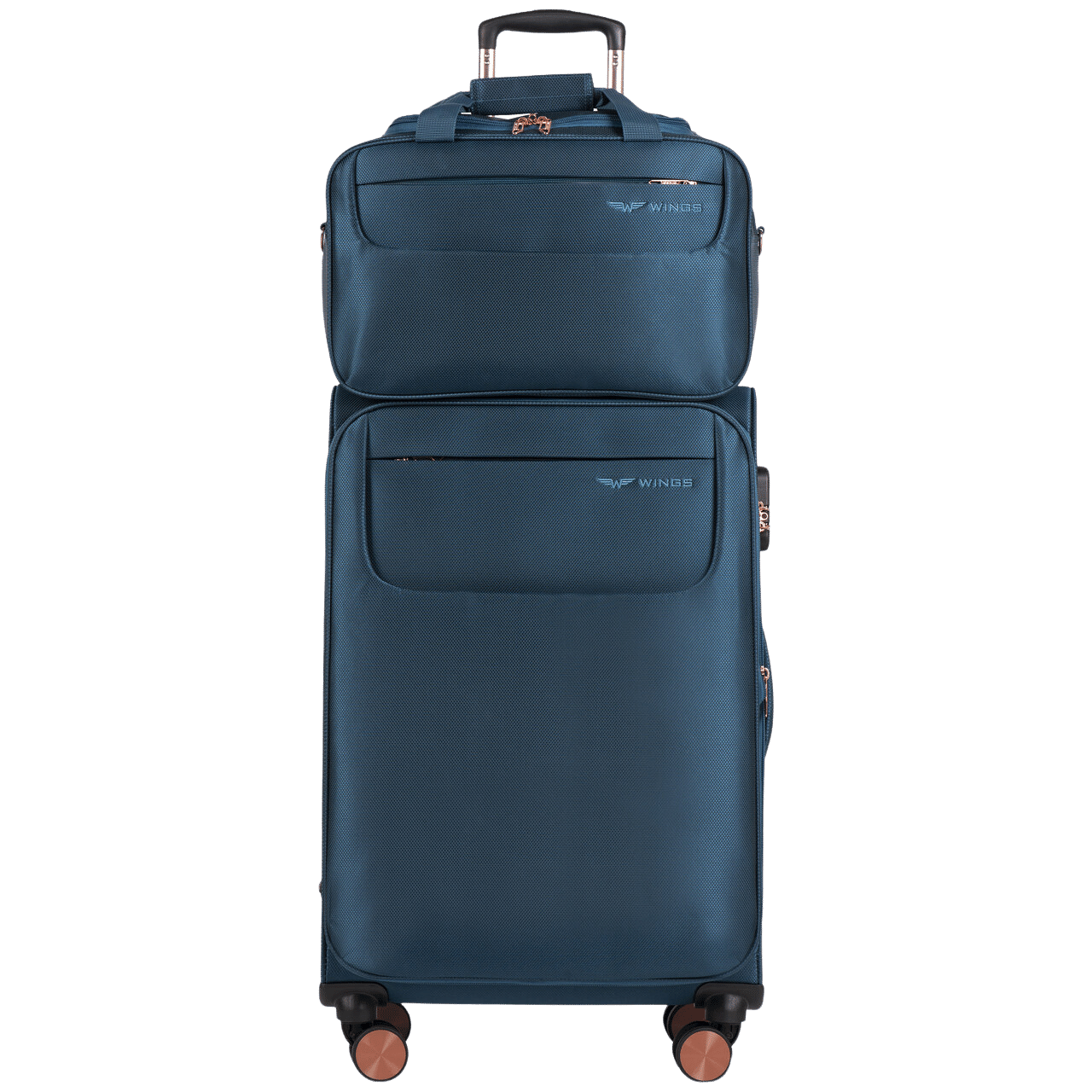 Mittlere weiche TERN Wings 24" Koffer in Teal