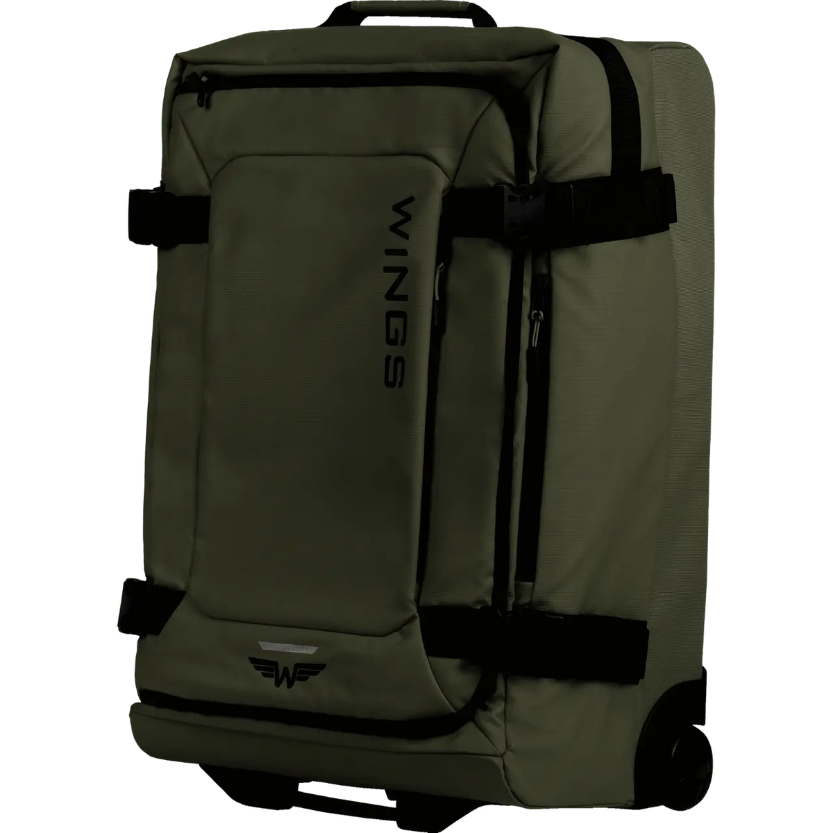 WINGS Komplet walizek miękkich 7w1 ROOK dark green ROOK COLLECTION