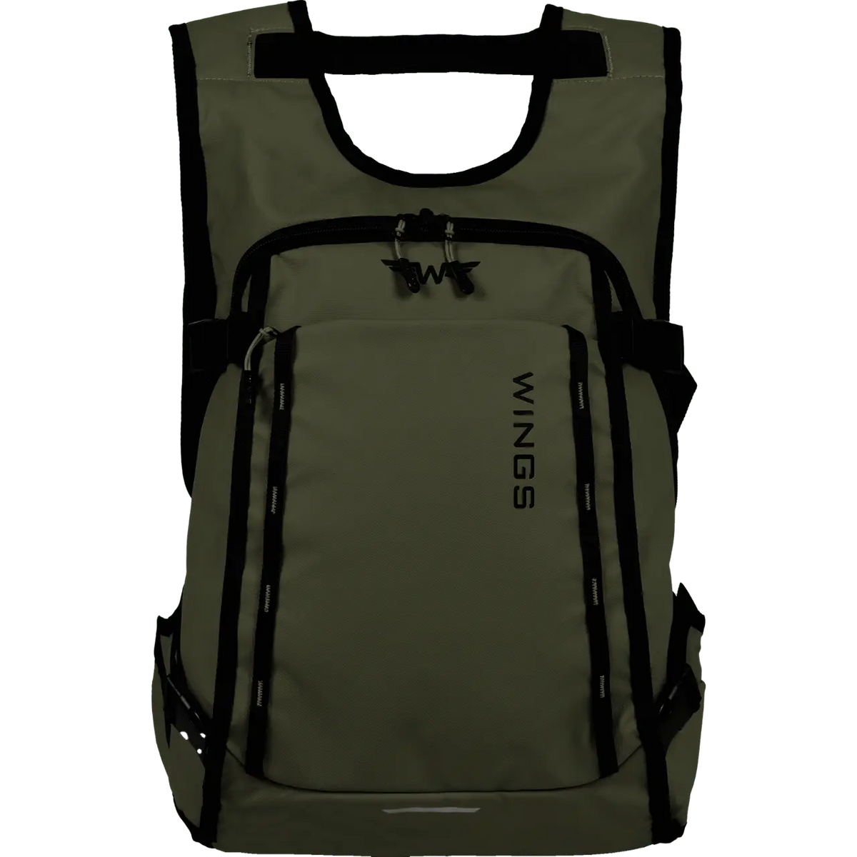 WINGS Komplet walizek miękkich 7w1 ROOK dark green ROOK COLLECTION