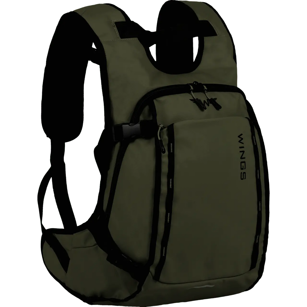 WINGS Komplet walizek miękkich 7w1 ROOK dark green ROOK COLLECTION