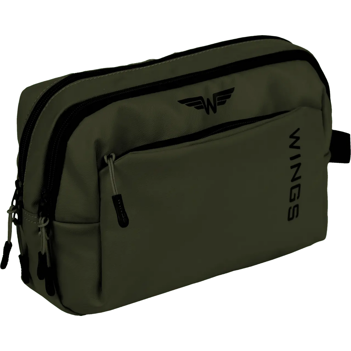 WINGS Komplet walizek miękkich 7w1 ROOK dark green ROOK COLLECTION