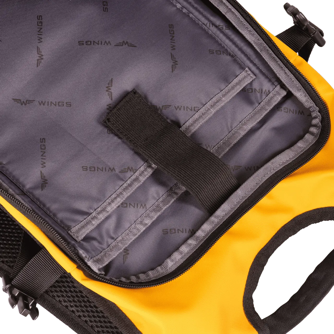 WINGS Komplet walizek miękkich 7w1 ROOK yellow ROOK COLLECTION