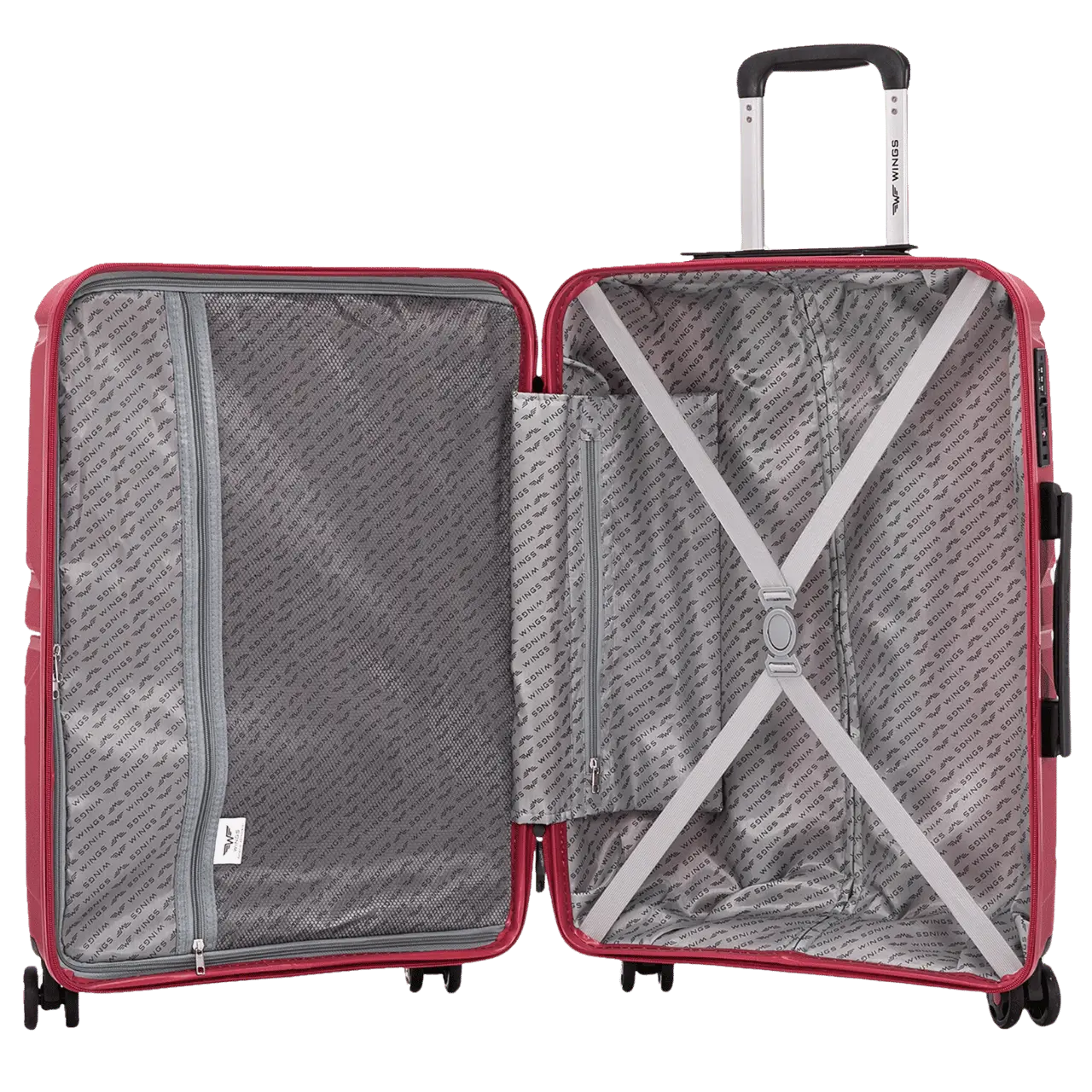 Walizka średnia Wings PHOENIX polipropylen 24" CHAMPAGNE PHOENIX COLLECTION