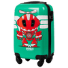 Детски кабинен куфар Wings ЗЕЛЕН РОБОТ XS 18"