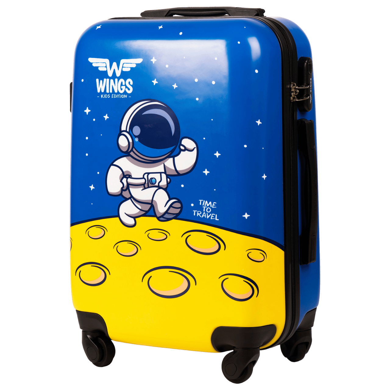 WALIZKA KIDS KABINOWA TWARDA WINGS BLUE ASTRONAUT S 20" KIDS COLLECTION