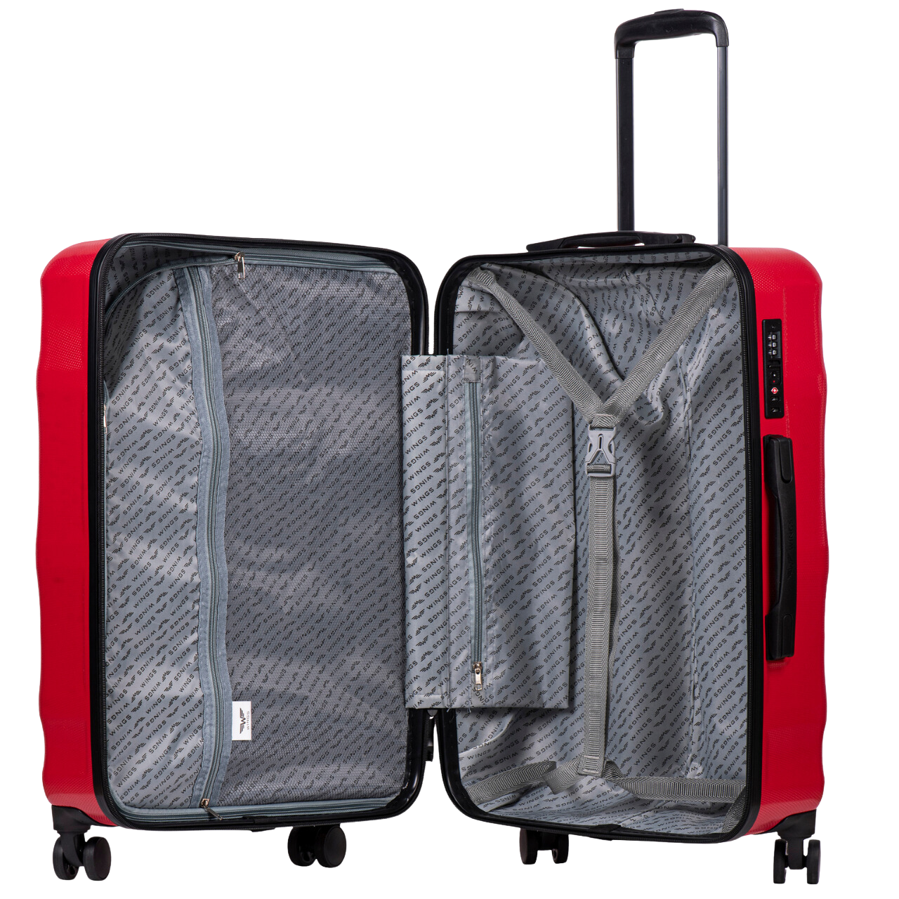 Kabínový kufor WINGS PC VULTURE 20" ružový