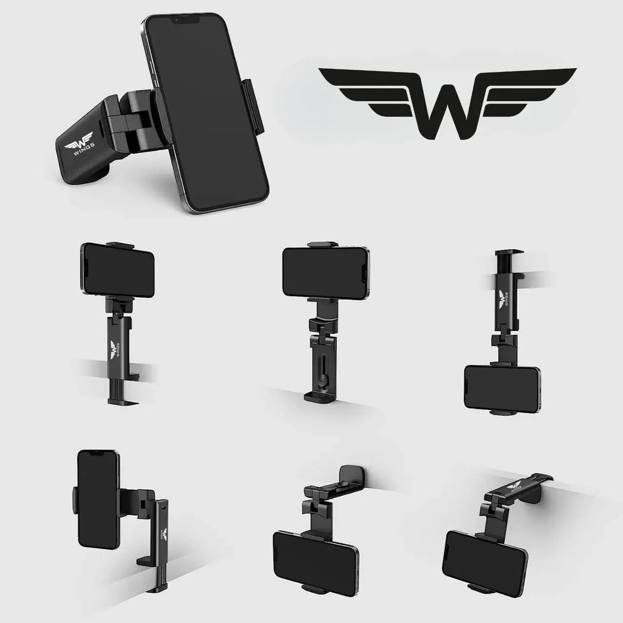 Uchwyt podróżny na telefon BLACK TRAVEL MUST HAVE