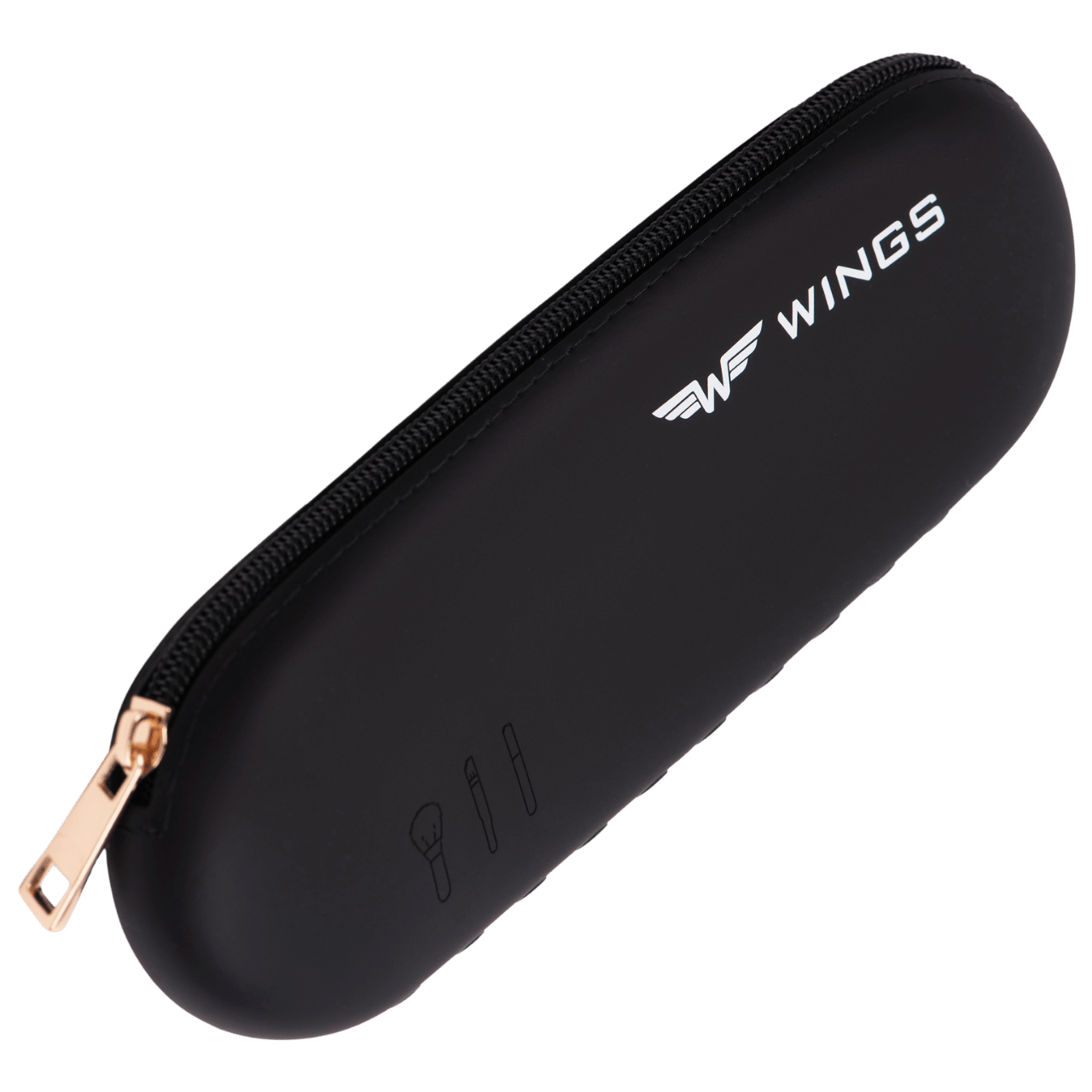 Silikonowe etui podróżne na pędzle BLACK TRAVEL MUST HAVE