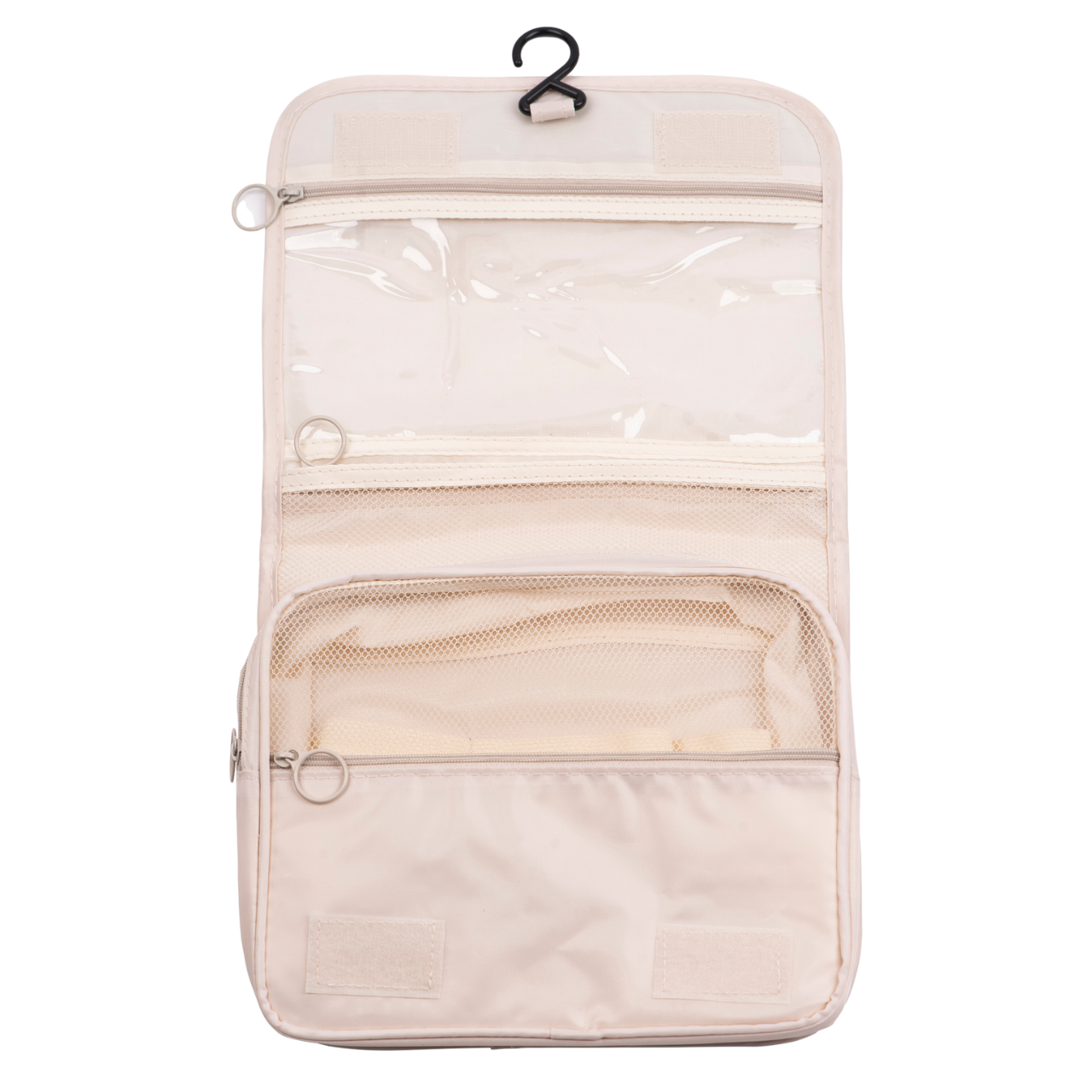 Kosmetyczka podróżna wisząca BEIGE TRAVEL MUST HAVE
