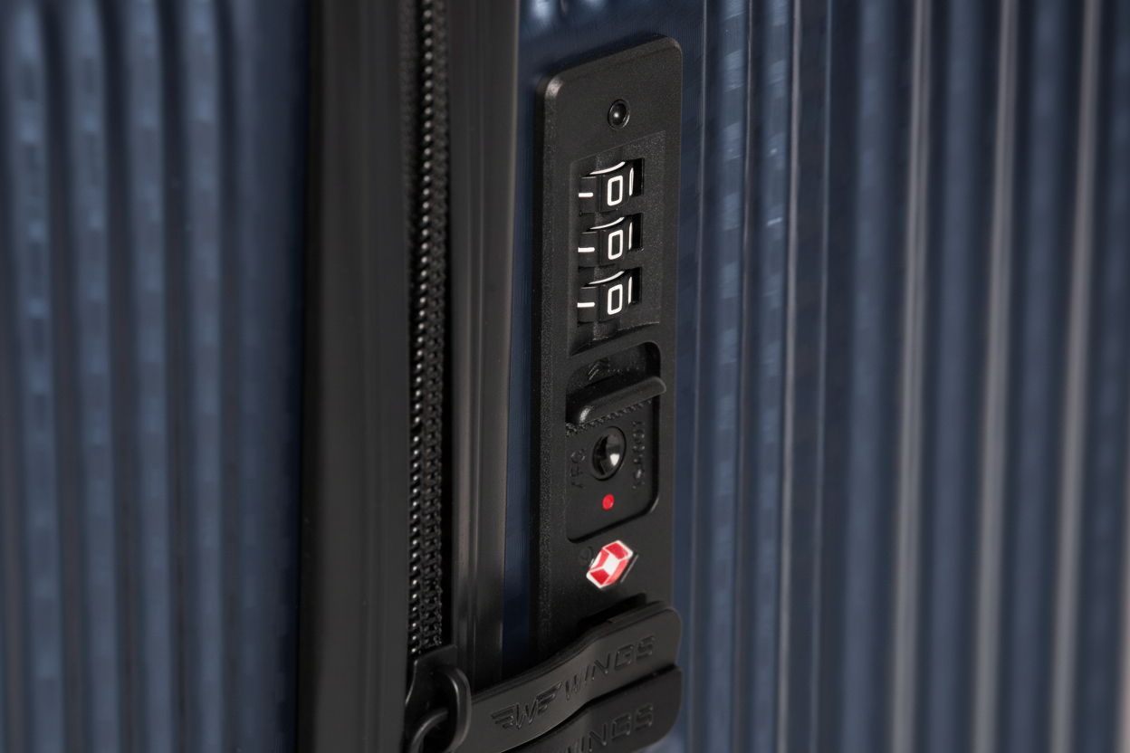 Valiză de cabină Wings PC African Eagle 20" BLEUMARIN