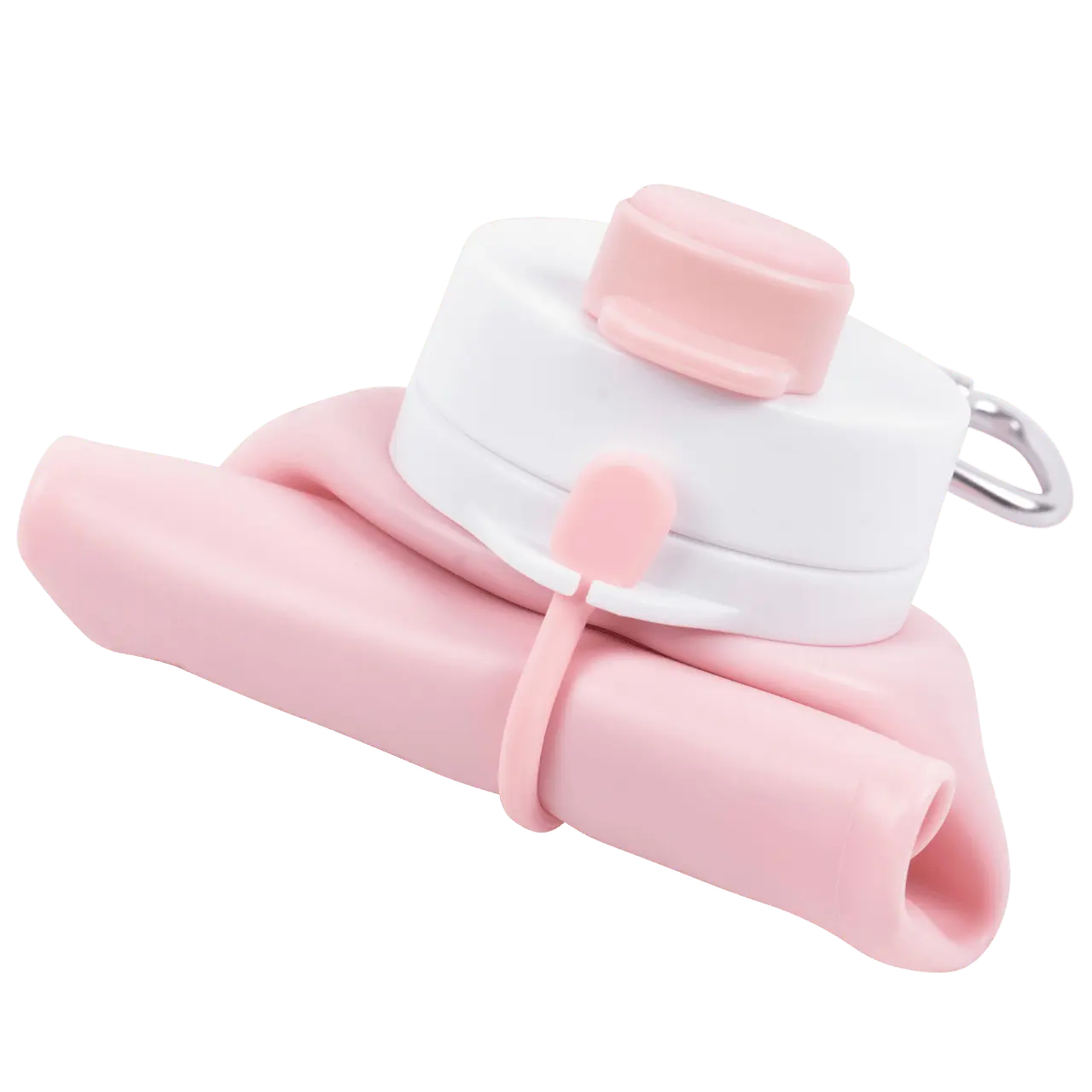 WINGS Butelka podróżna BIDON 550ml PINK TRAVEL MUST HAVE