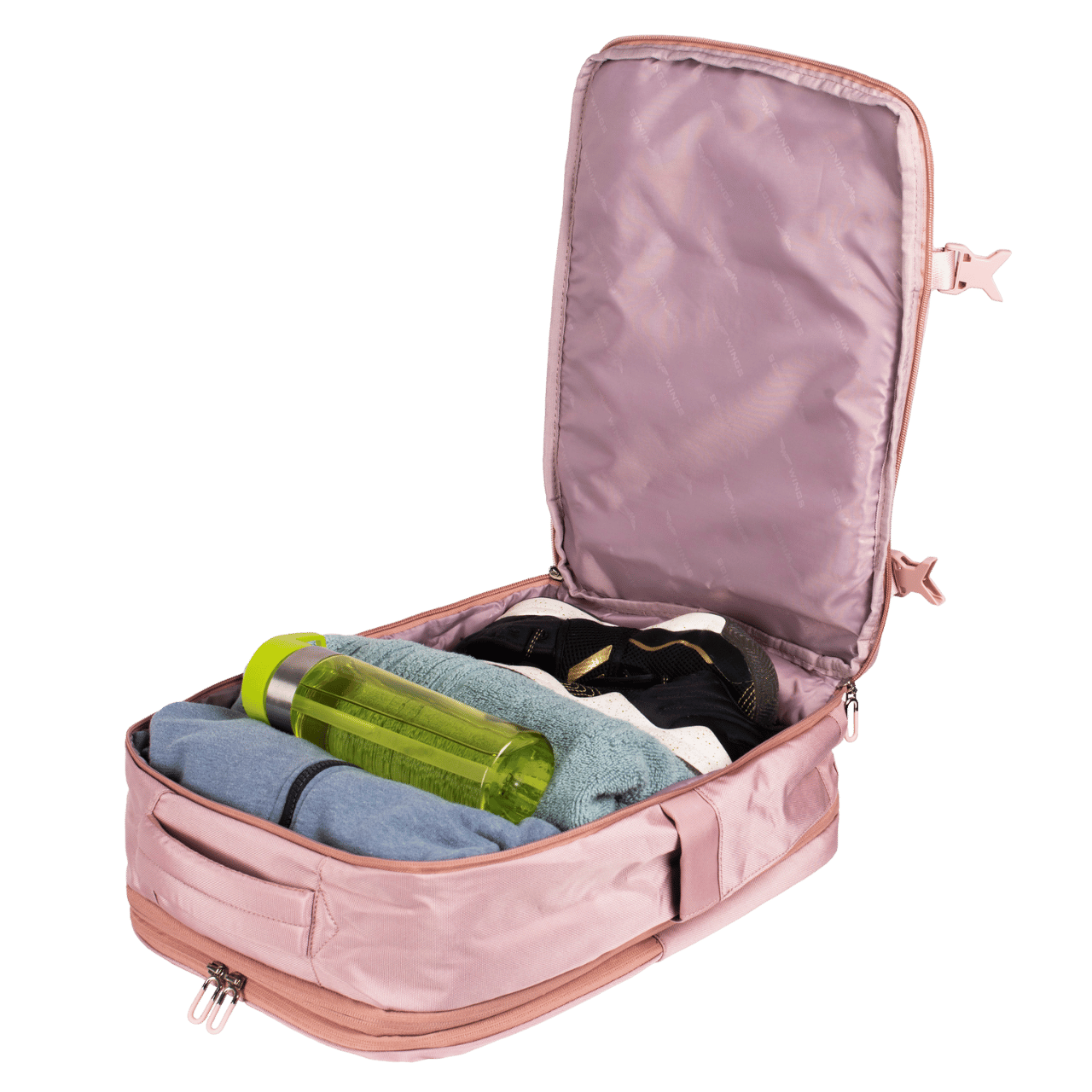 WINGS Plecak wielofunkcyjny SKYLARK poszerzany PINK SKYLARK COLLECTION