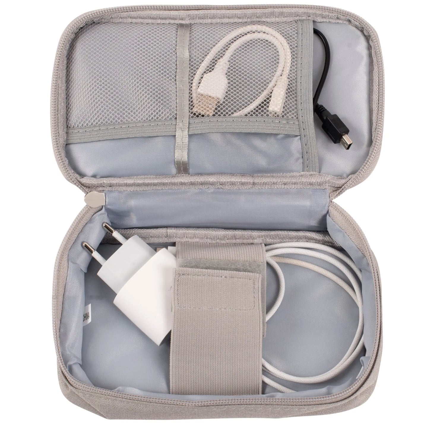 Organizer podróżny na kable M GREY TRAVEL MUST HAVE