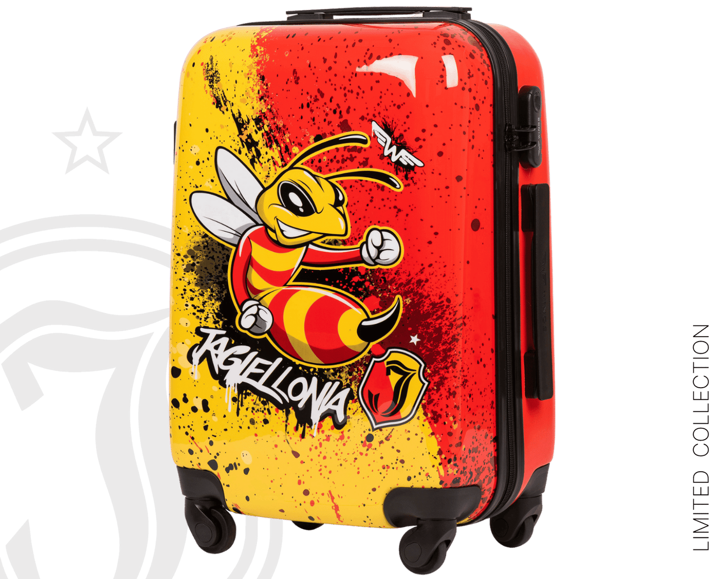 Walizka kabinowa Wings x Jagiellonia BEE 20" WINGS x JAGIELLONIA