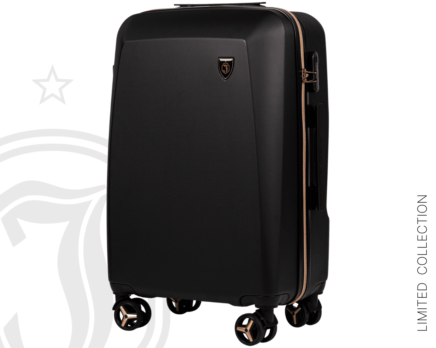 Кабинен куфар Wings x Jagiellonia 20" ЧЕРЕН