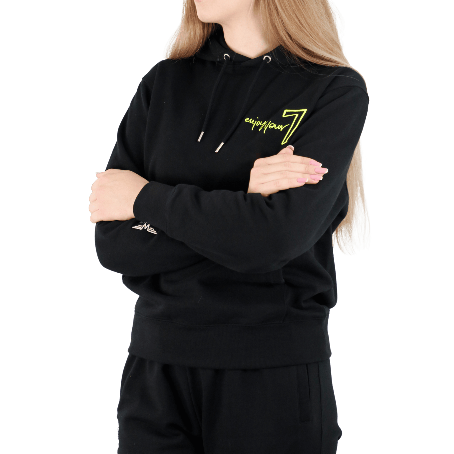 Czarny komplet Dresowy OVERSIZE z haftem Wings x Paprocki & Brzozowski UNISEX WINGS X PAPROCKI BRZOZOWSKI