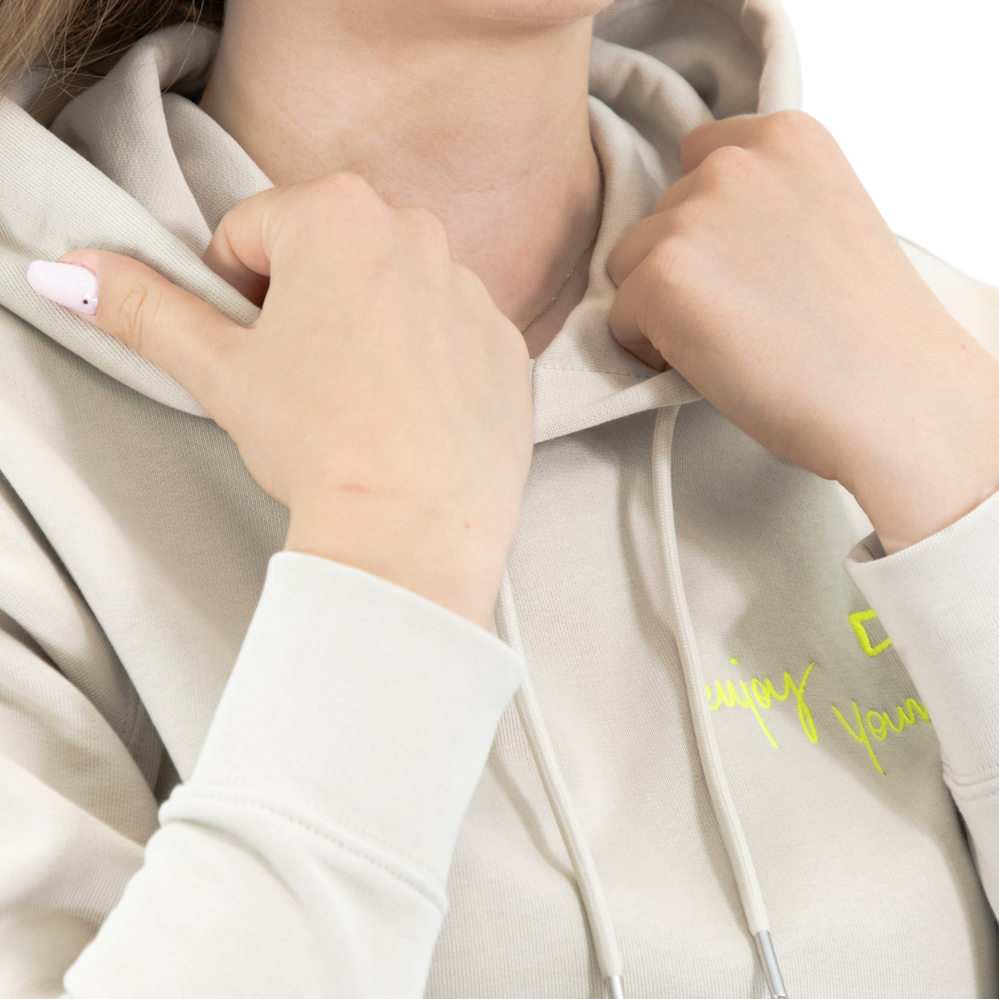 Beżowy komplet Dresowy OVERSIZE z haftem Wings x Paprocki & Brzozowski UNISEX WINGS X PAPROCKI BRZOZOWSKI