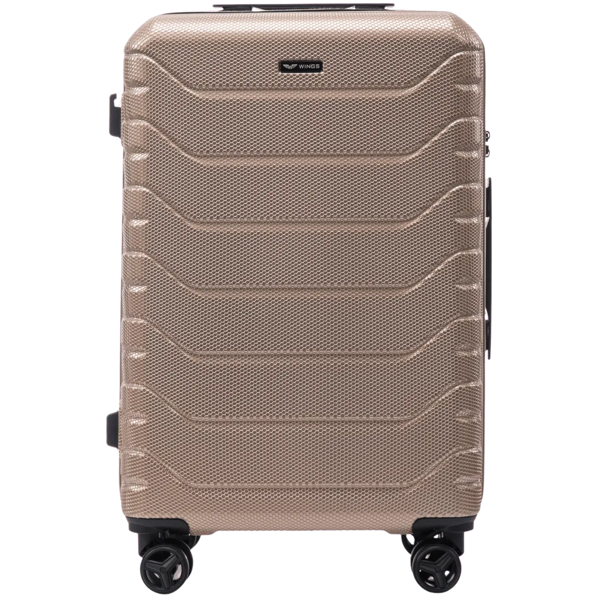 Zestaw 3 walizek Wings CRAKE POLICARBON 100% CHAMPAGNE CRAKE COLLECTION