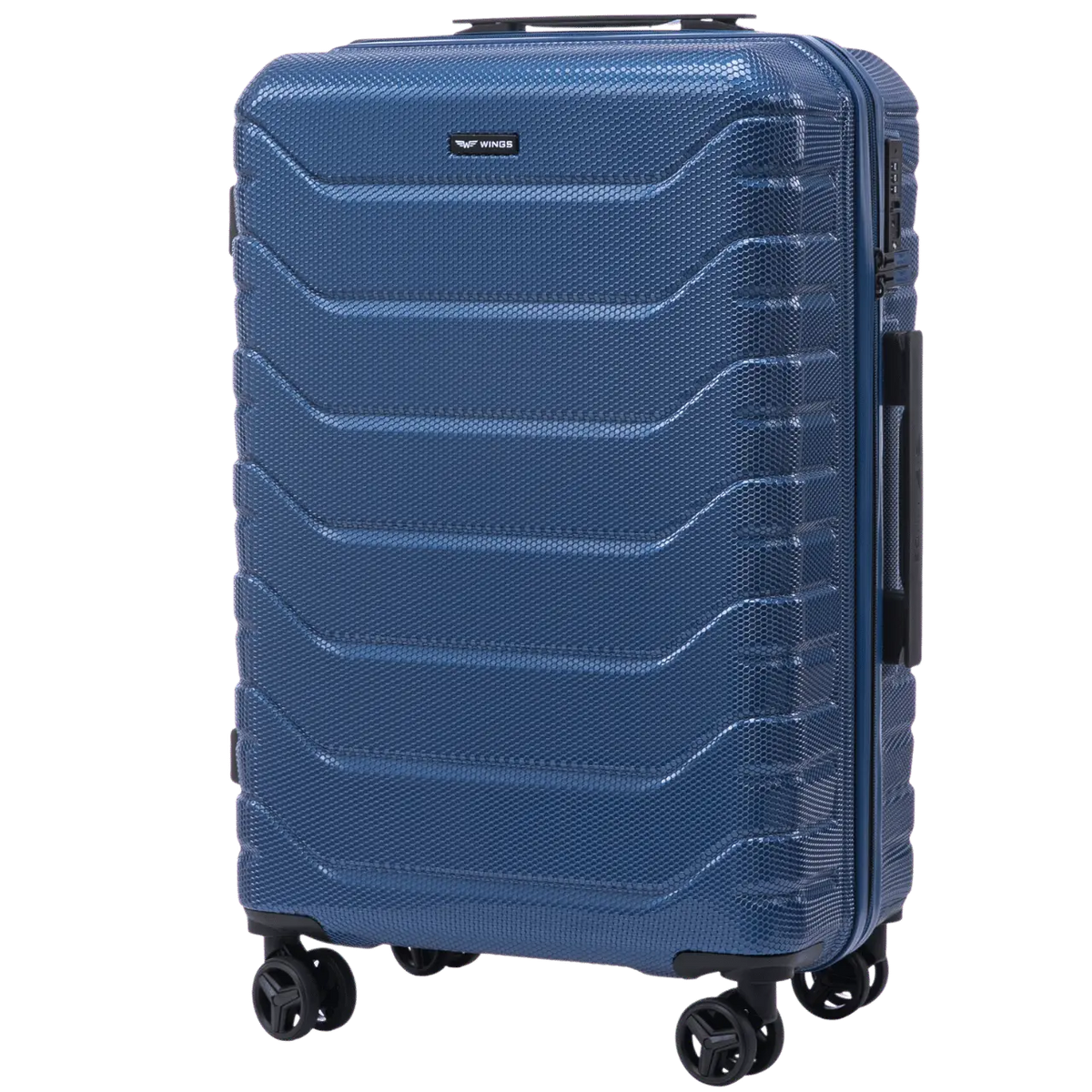 Zestaw 3 walizek Wings CRAKE POLICARBON 100% MIDDLE BLUE CRAKE COLLECTION
