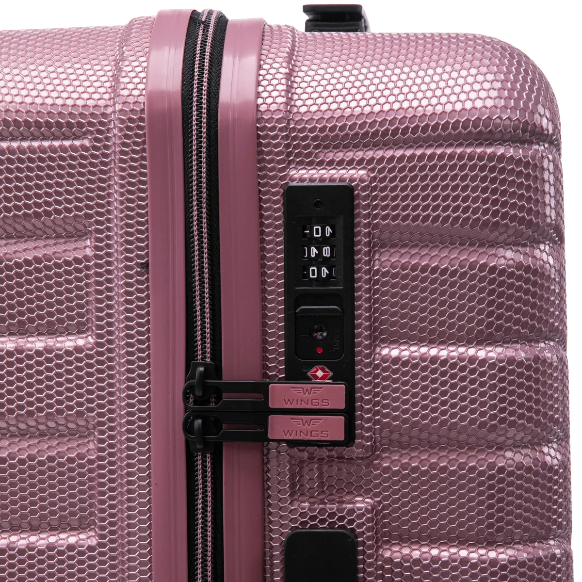 Zestaw 3 walizek Wings CRAKE POLICARBON 100% ROSE GOLD CRAKE COLLECTION