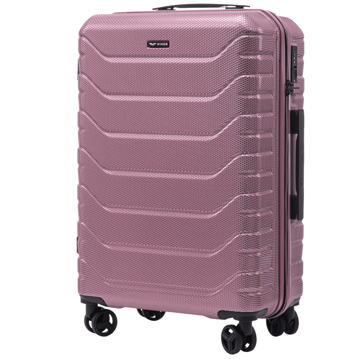 Zestaw 3 walizek Wings CRAKE POLICARBON 100% ROSE GOLD CRAKE COLLECTION