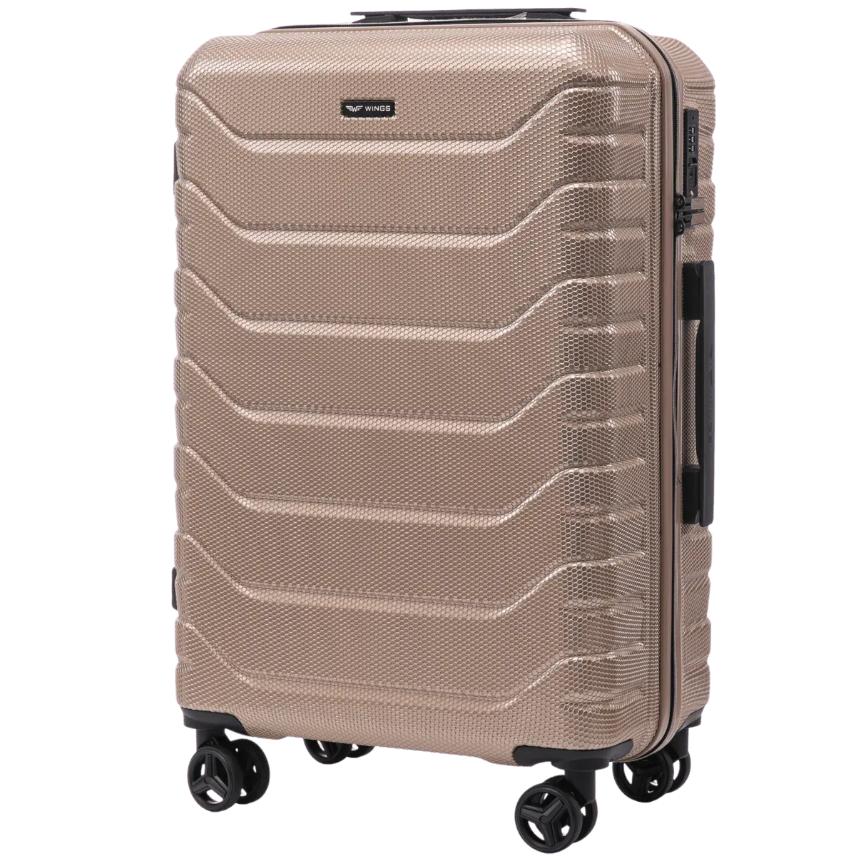 Zestaw 4 walizek Wings CRAKE POLICARBON 100% CHAMPAGNE CRAKE COLLECTION