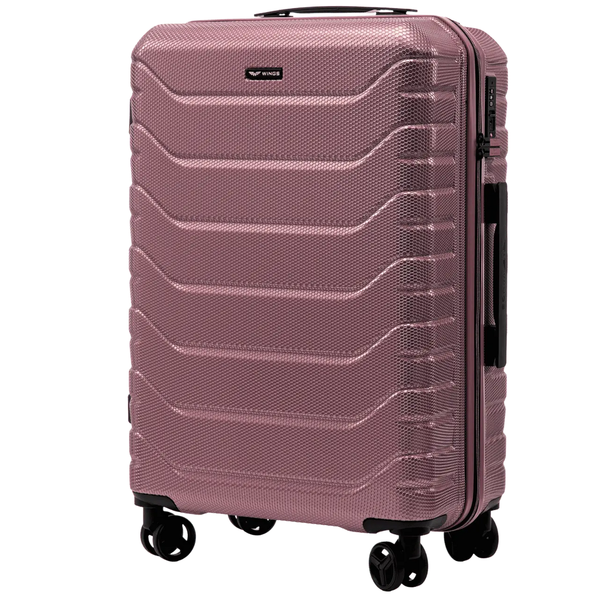 Zestaw 4 walizek Wings CRAKE POLICARBON 100% ROSE GOLD CRAKE COLLECTION