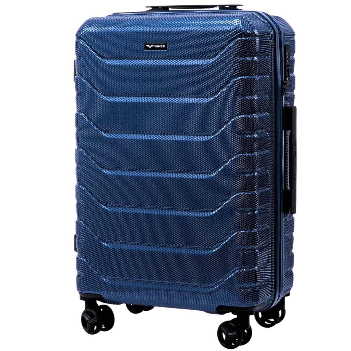Zestaw 4 walizek Wings CRAKE POLICARBON 100% MIDDLE BLUE CRAKE COLLECTION