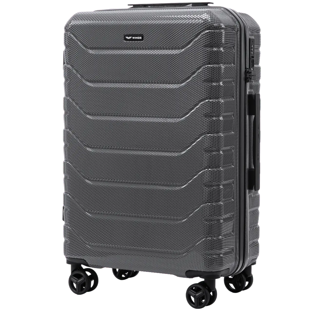 Zestaw 4 walizek Wings CRAKE POLICARBON 100% DARK GREY CRAKE COLLECTION