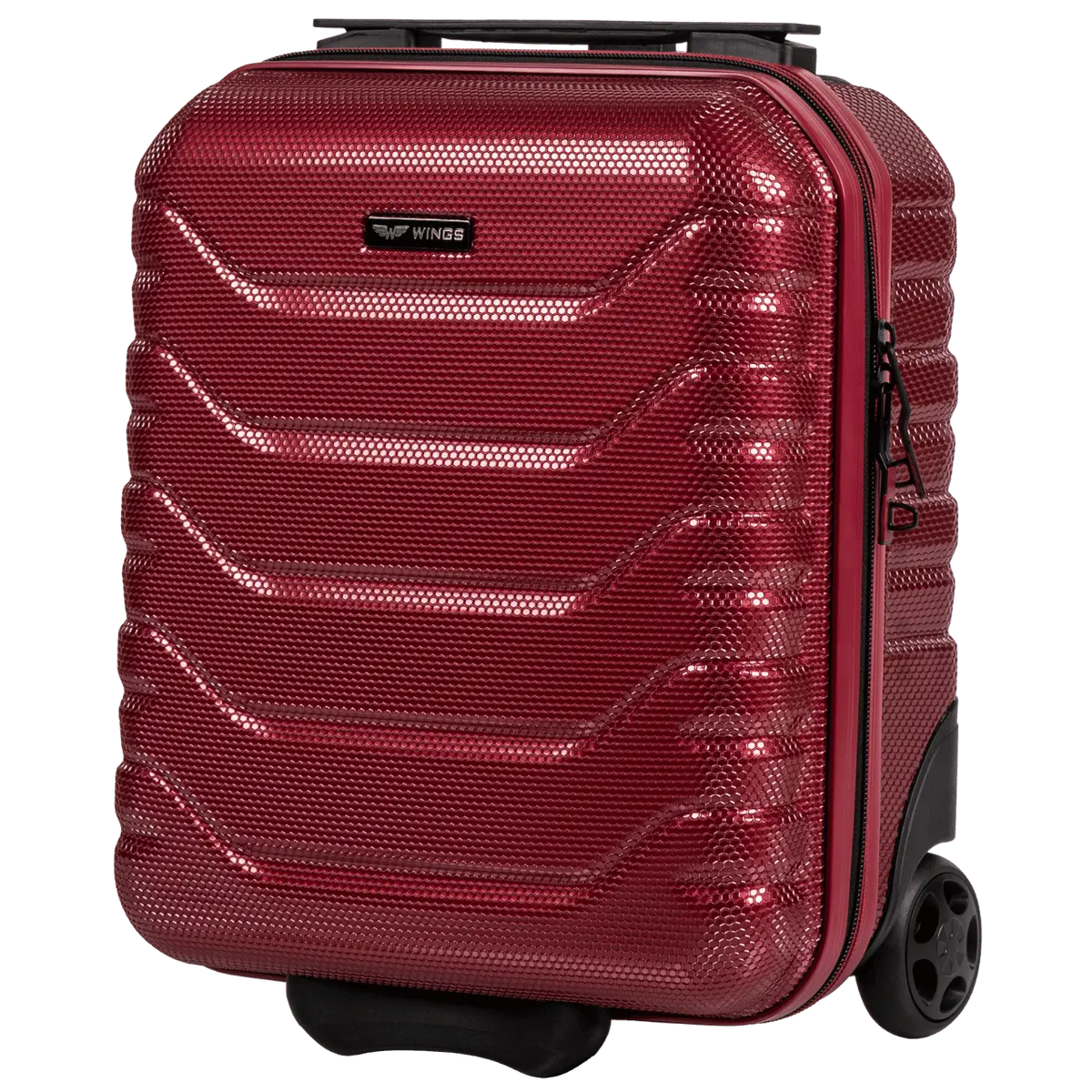Zestaw 4 walizek Wings CRAKE POLICARBON 100% WINE RED CRAKE COLLECTION