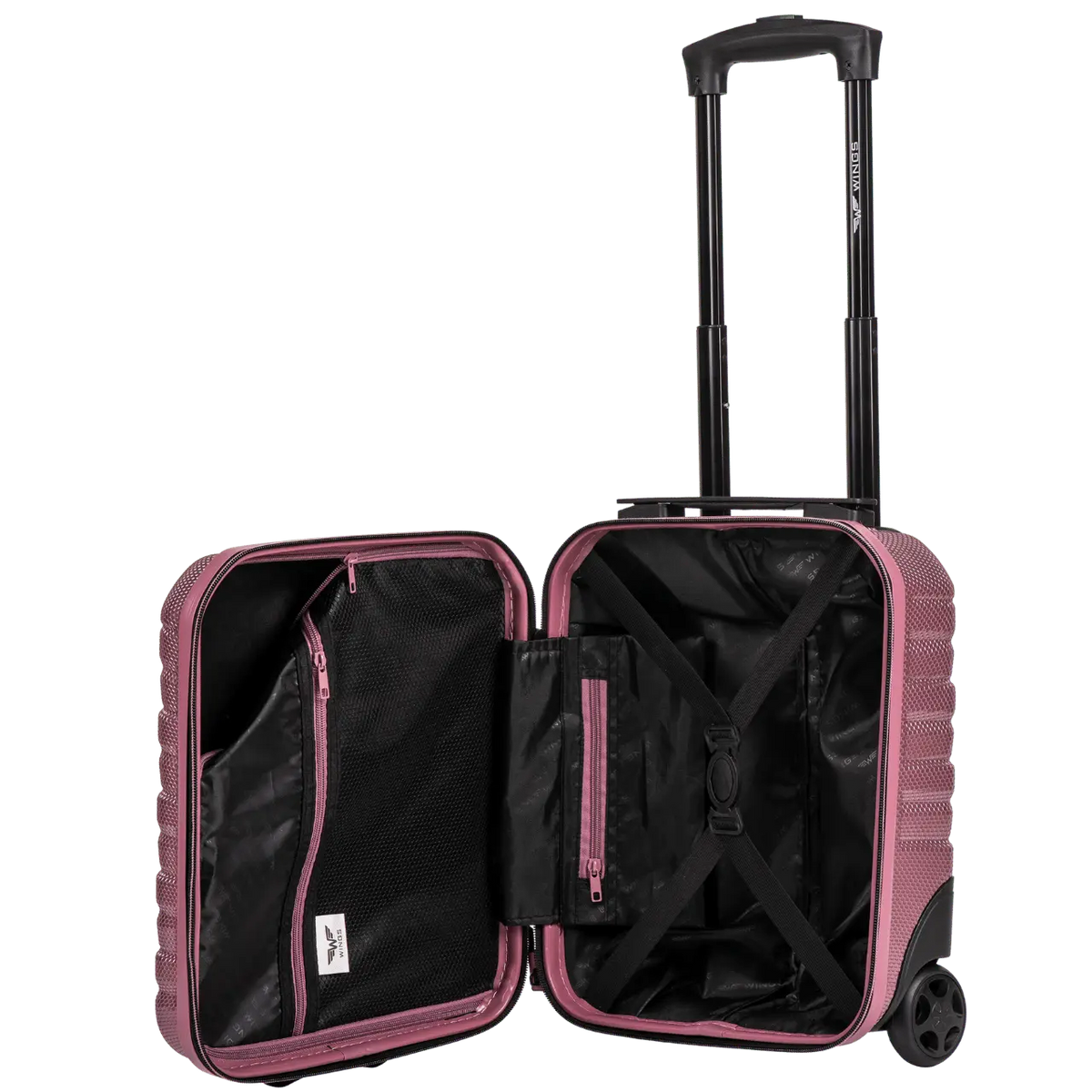 Zestaw 4 walizek Wings CRAKE POLICARBON 100% ROSE GOLD CRAKE COLLECTION