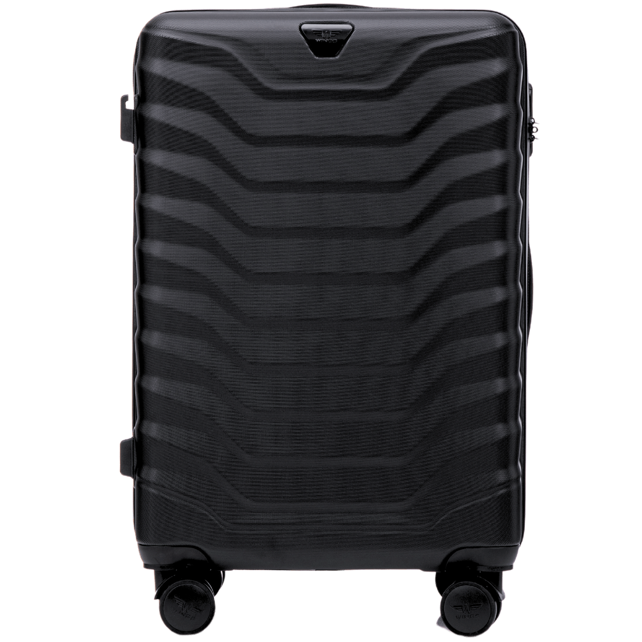 Mellemstor kuffert Wings PEAFOWL 24" SORT