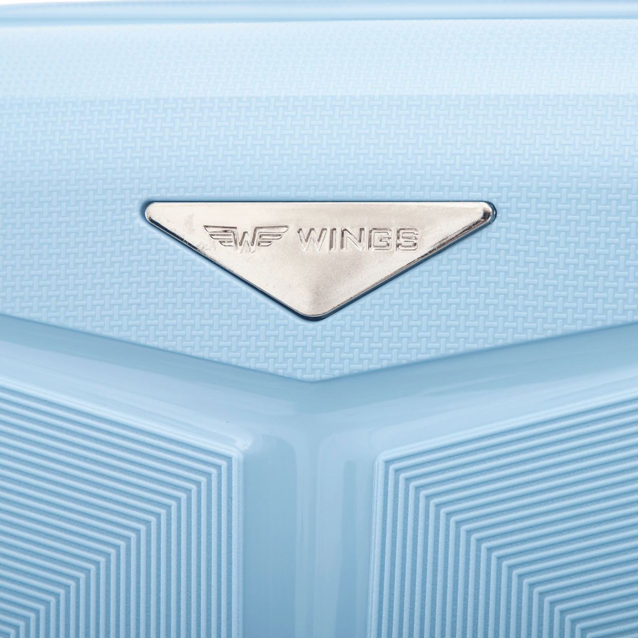 Cabin suitcase Wings COCKATIEL polipropylene 20" LIGHT BLUE