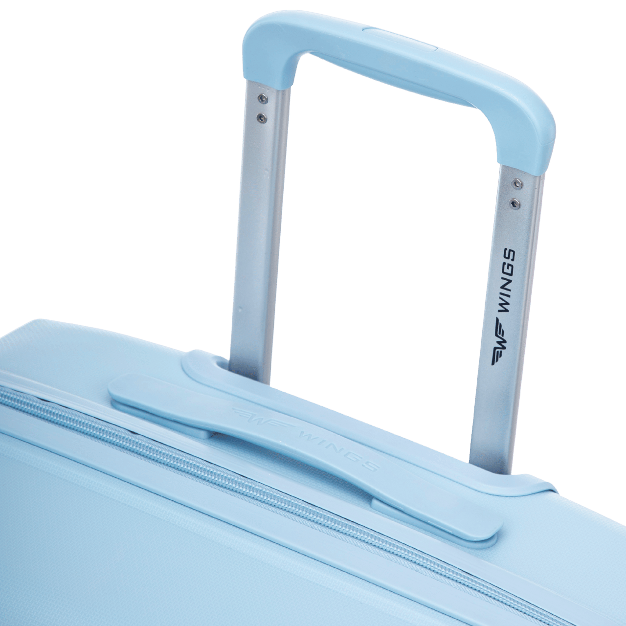 Cabin suitcase Wings COCKATIEL polipropylene 20" LIGHT BLUE