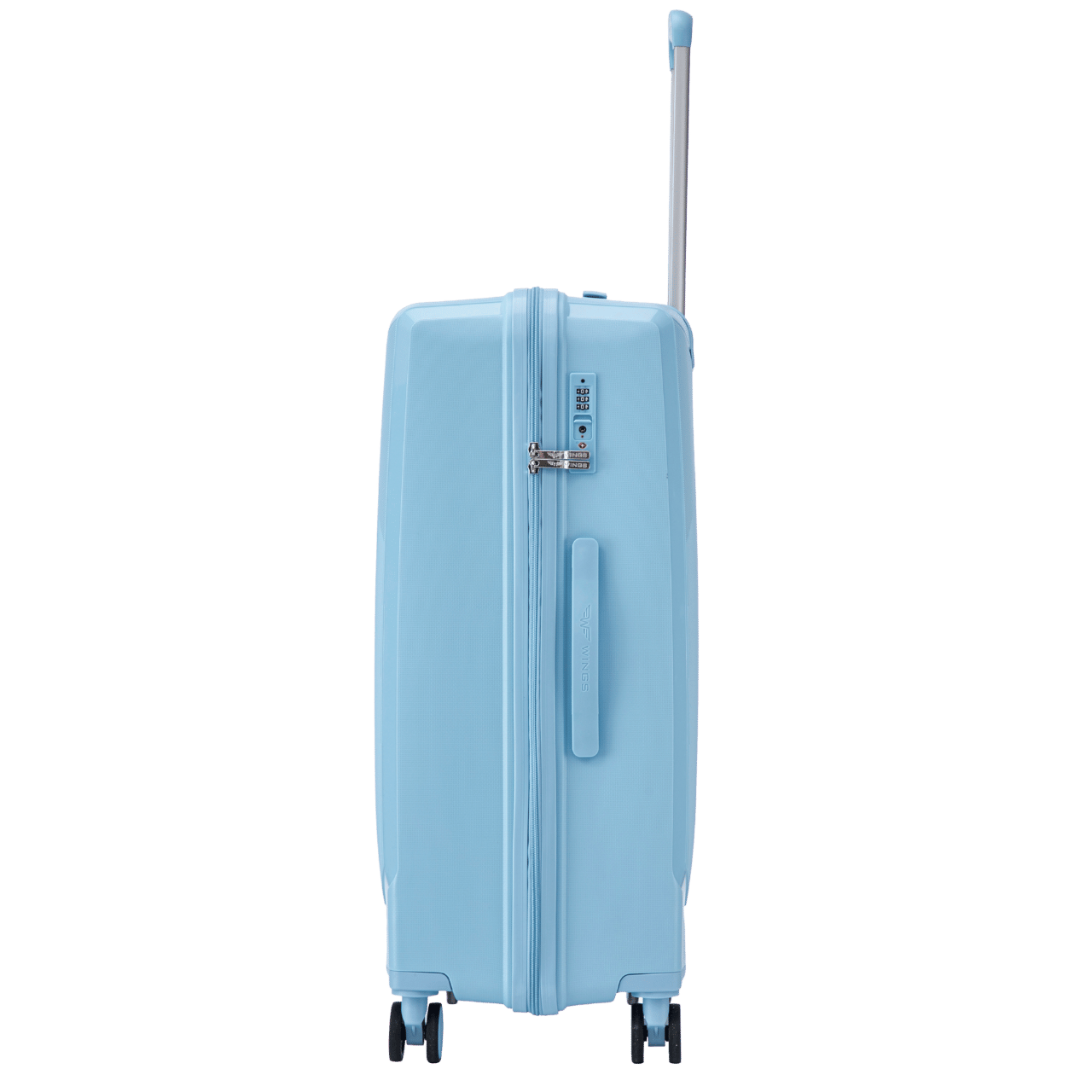 Cabin suitcase Wings COCKATIEL polipropylene 20" LIGHT BLUE