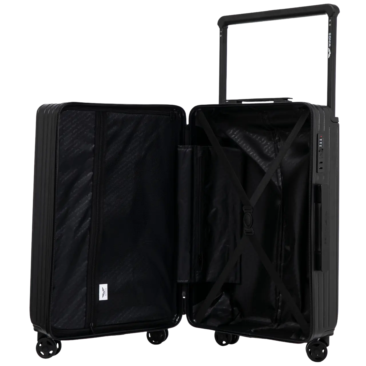 Komplet 3 WALIZEK Wings ABS+ BUNTING BLACK BUNTING COLLECTION