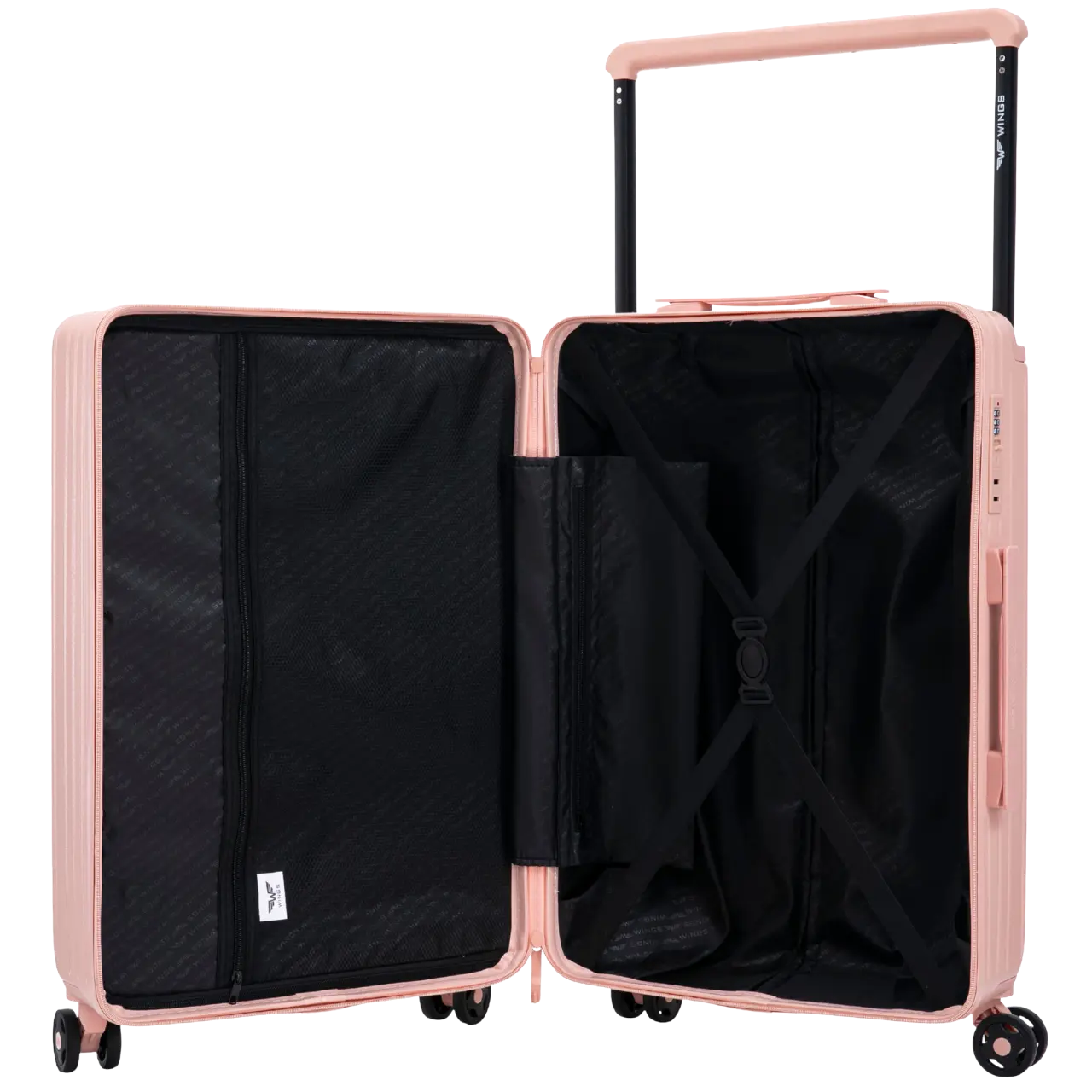 Walizka średnia Wings BUNTING ABS+ 24" SOFT PINK BUNTING COLLECTION