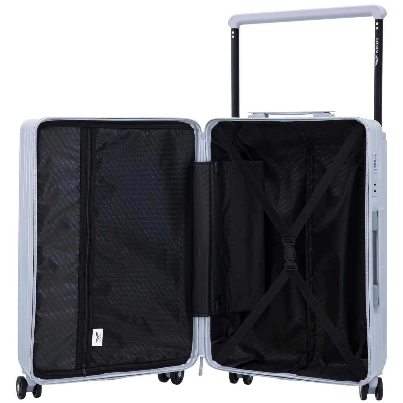 WINGS BUNTING ABS+ 20" KABININIS LAGAMINAS PASTELINĖ MĖLYNA